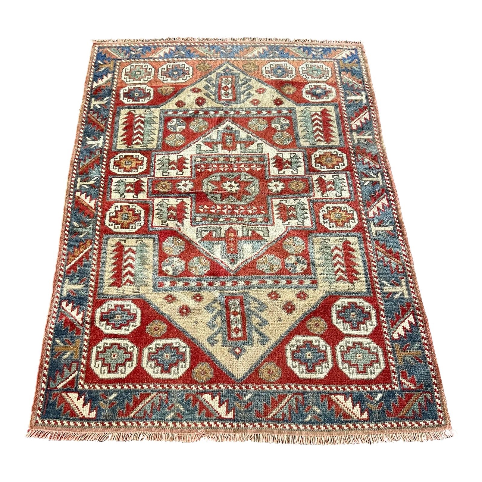 Vintage Handmade Anatolian Rug | Chairish