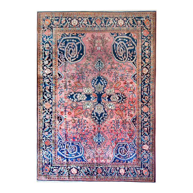 Early 20th Century Persian Sarouk Farahan Rug For Sale
