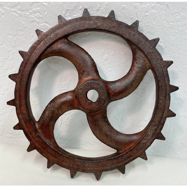 Antique Metal Sprocket/Gear From England. Chairish