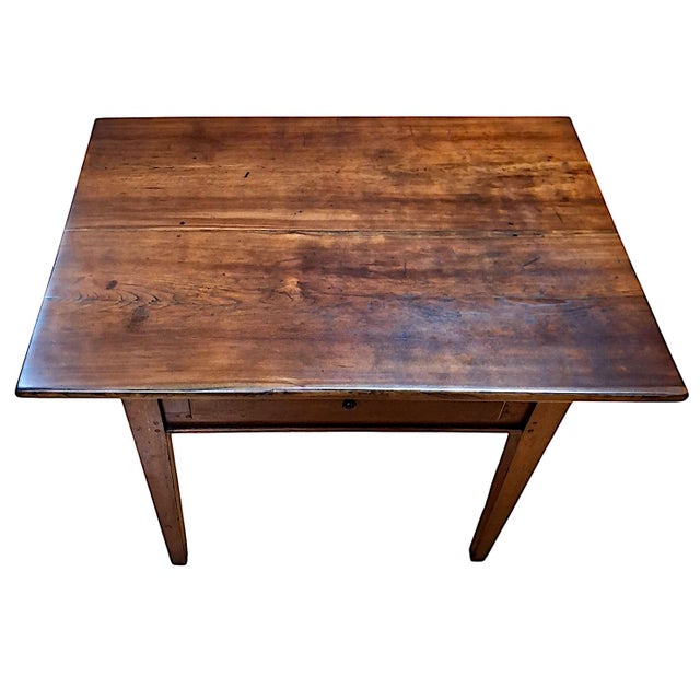 19th-Century American Cherry Folk Art Table For Sale In San Francisco - Image 6 of 8
