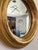 Wood Regency Era Large Round Mirror With Deep Gilt Frame From England (Dia 26 1/2 In) For Sale - Image 7 of 10