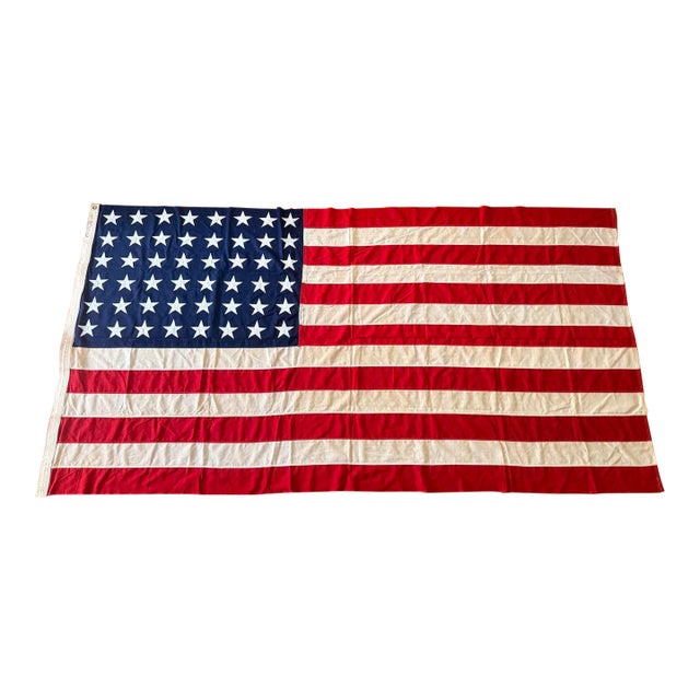 Antique American Flag With 48 Stars For Sale