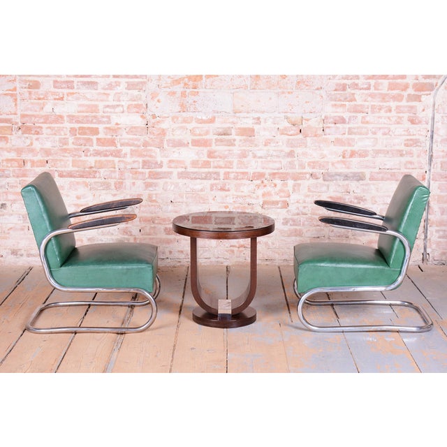 Bauhaus Armchairs in Beech and Chrome from Mauser, Germany, 1930s, Set of 2 For Sale - Image 17 of 18