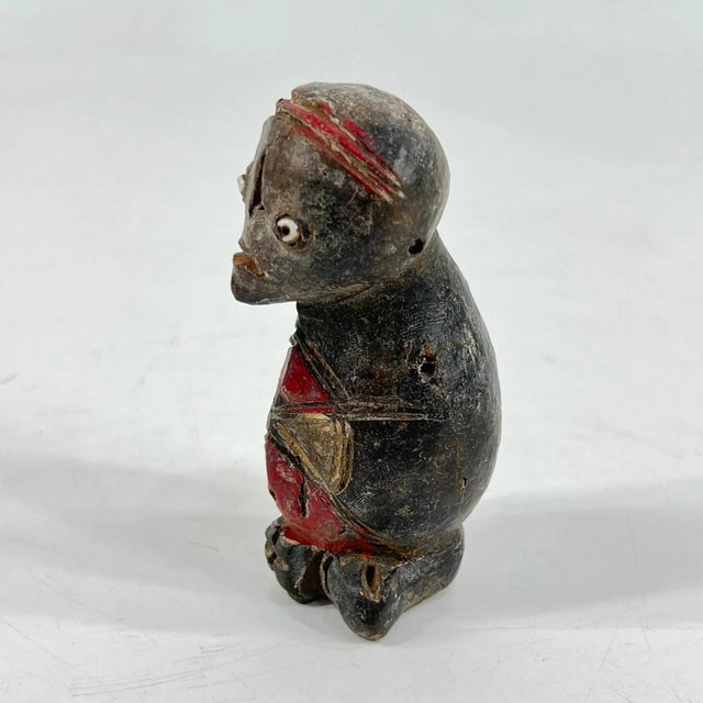 Early 20th Century Tikar Clay House God 4inch Cameroon For Sale - Image 4 of 6