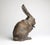 19th Century Japanese Meiji Period Bronze Okimono of a Rabbit, Signed 秀山 (Shūzan), Joel & Margaret Chen Collection For Sale In Portland, OR - Image 6 of 7