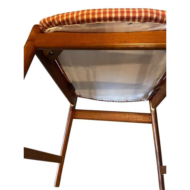 1960s 1960s Attributed to Torbjørn Afdal for Vamo Sonderborg Teak Ladder-Back Dining Chairs - Set of 4 For Sale - Image 5 of 5