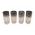 Dorothy Thorpe Ombré Embossed Glasses - Set of 4 For Sale