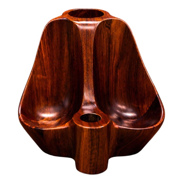 Large Pipe Holder in Rosewood, Jean Gillon, 1960s - Lot 307 For Sale