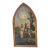 Auguste Kunzek Antique Religious Oil Painting of the Baptism of Christ For Sale