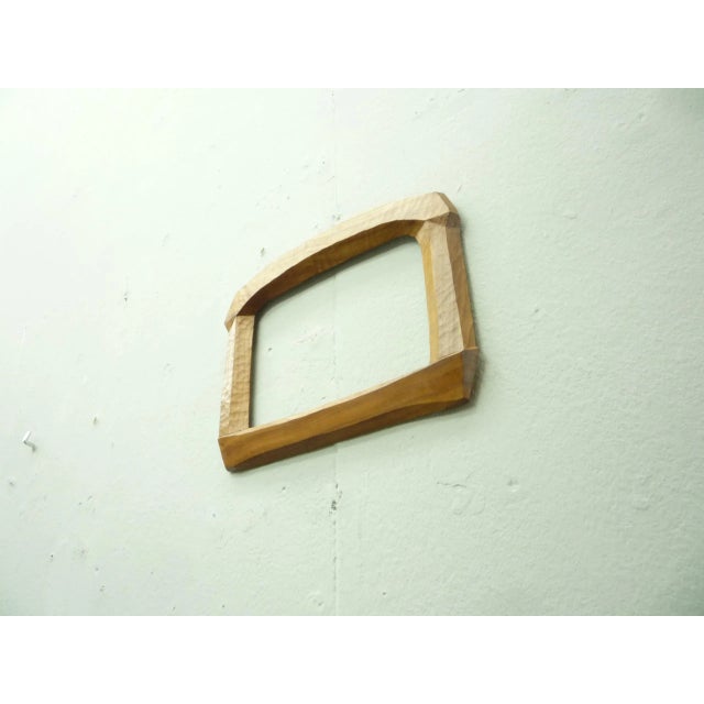 Postmodern Anthroposophical Walnut Picture Frame, 1940s For Sale - Image 3 of 8