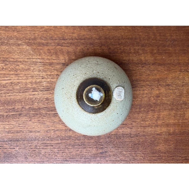 Ceramic Mid-Century Danish Studio Pottery Oil Lamp from Bjergard, 1960s For Sale - Image 7 of 15