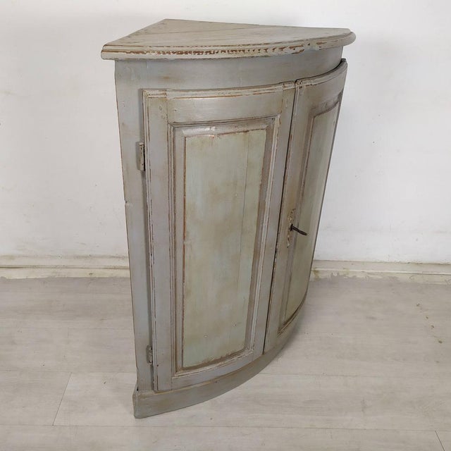 Vintage Grey Buffet in Wood For Sale - Image 4 of 18