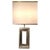 Gold Vintage Metal Table Lamp, Italy, 1970s For Sale - Image 8 of 8