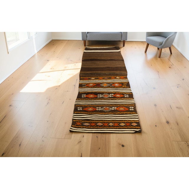Textile 1960s Turkish Anatolian Hallway Runner Rug For Sale - Image 7 of 10