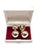 Mid-Century Modern Vintage Double-Ball Ear Clips in Gold & Crystals from Christian Dior, 1980s, Set of 2 For Sale - Image 3 of 13