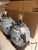 Matched Pair of Vintage Chinese Blue & White Porcelain "Double Happiness" Ginger Jar Table Lamps For your consideration is...