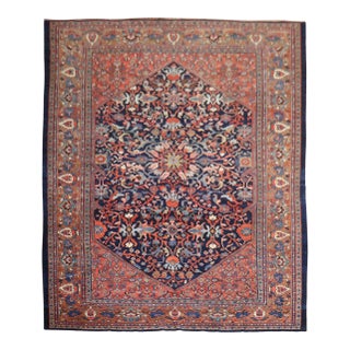 Antique Persian Mahal Carpet For Sale