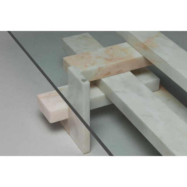 Marble Coffee Table by Willy Ballez, Belgium, 1979 For Sale - Image 12 of 18