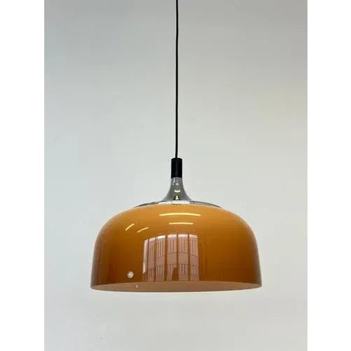 Plastic Mid-Century Plastic Pendant by Guzzini for Meblo, Italy, 1970s For Sale - Image 7 of 8