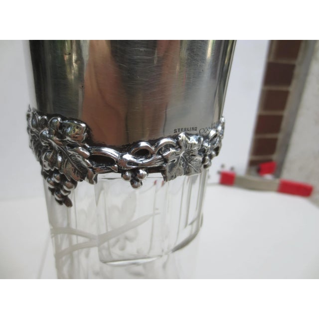 Antique Claret Sherry Brandy Pitcher Circa 1905 For Sale - Image 9 of 10