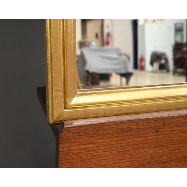 Wood Gilded Wood Mirror by Maison Texier For Sale - Image 7 of 14