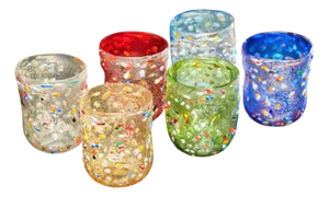 Murano Crystal Glasses by Mariana Iskra, Set of 6