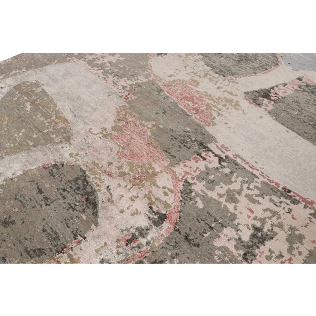 Rug & Kilim Rug & Kilim’s Modern Abstract Rug in Polychromatic Patterns For Sale - Image 4 of 7