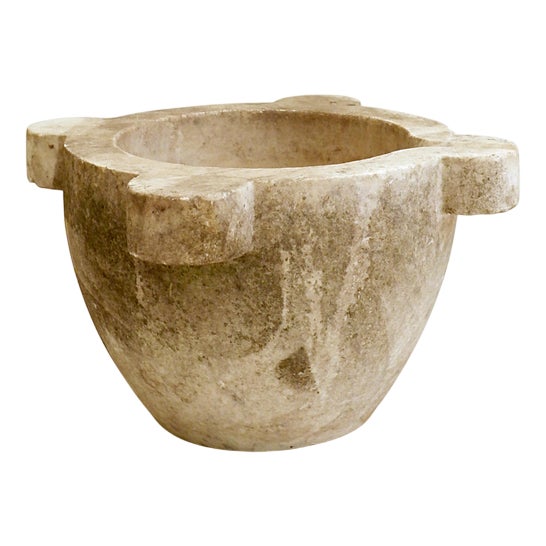 Mortar in Marble, 19th Century For Sale