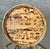 Stylish Mid 20th-Century Split Tortoiseshell Bamboo & Herringbone Rattan Circular Tray For Sale - Image 16 of 18