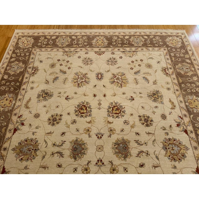 Persian Kashan Style Oriental Area Rug 9x12 For Sale - Image 10 of 10