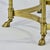Hollywood Regency 1980s Lebarge Style Brass and Glass Side Table For Sale - Image 3 of 8
