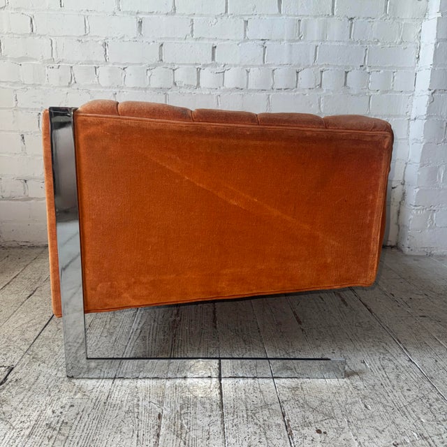 Mid 20th Century Milo Baughman Cantilever Lounge Chair For Sale - Image 5 of 12