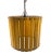 Yellow Modern Artisanal Rulers Shaped Ceiling Lamp, France, 1960s For Sale - Image 8 of 9