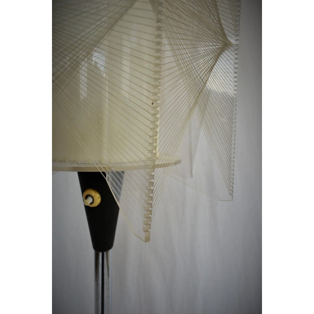 Mid-Century Czechoslovakian Floor Lamp in Nylon and Metal, 1950s For Sale - Image 18 of 18