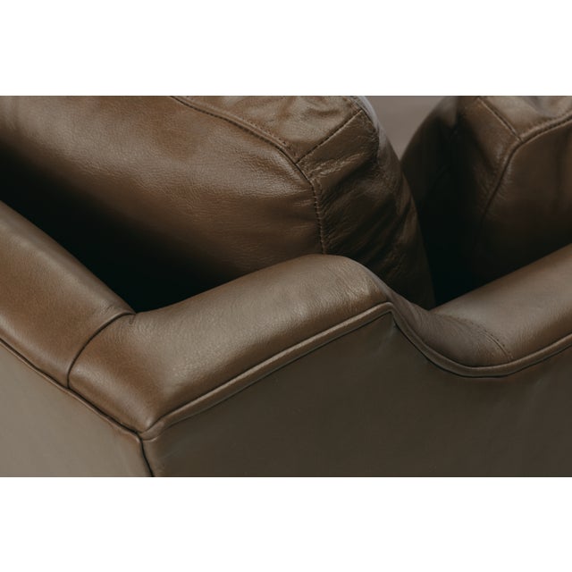 Greta Sofa, Cocoa Leather For Sale - Image 12 of 12