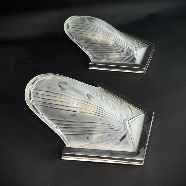 Art Deco Sconces, 1930s, Set of 2 For Sale - Image 3 of 8