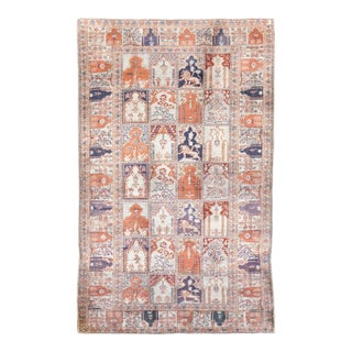 Galerie Shabab Collection Mid-20th Century Turkish Kayseri Throw Rug For Sale