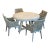 Terra Bordeaux Outdoor Dining Table Set, Outdoor For Sale