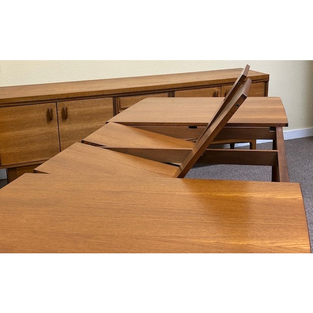 1960s Teak Dining Table by McIntosh Two Butterfly Leaves Mid Century Modern For Sale - Image 5 of 18