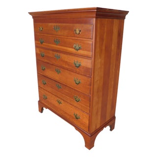 Century Furniture Georgian Style Henry Ford Museum Cherry Chest 41.25"w For Sale