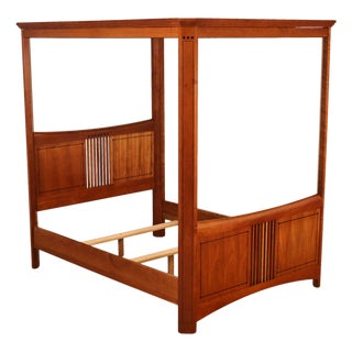 Stickley 21st Century Collection Queen Canopy Poster Bed For Sale