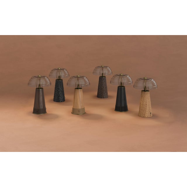 Brown Lloyd I Table Lamp by Wood Tailors Club For Sale - Image 8 of 17