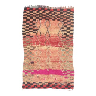 Vintage Boujad Moroccan Rug, 05'08 X 09'00 For Sale