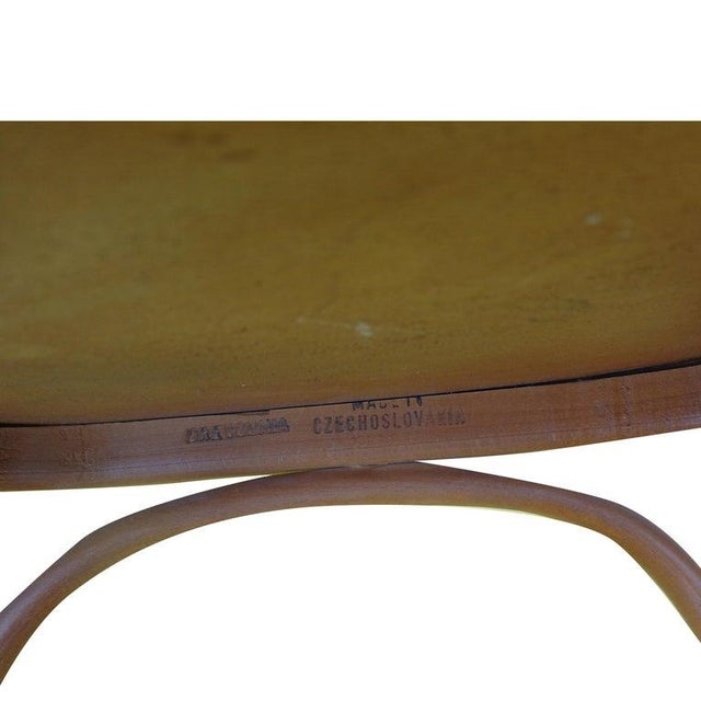 Mid 20th Century Mid 20th Century Thonet Style Bar Stools Made in Czechoslovakia - a Pair For Sale - Image 5 of 6