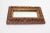 1970s Small Faux-Wood Resin Accent Wall Mirror For Sale - Image 5 of 13
