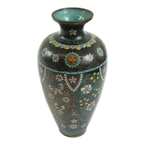 Antique Late 19th Century Chinese Decorative Cloisonne Vase