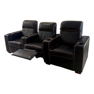Leathercraft 2 or 3 Seat Theater Seating For Sale