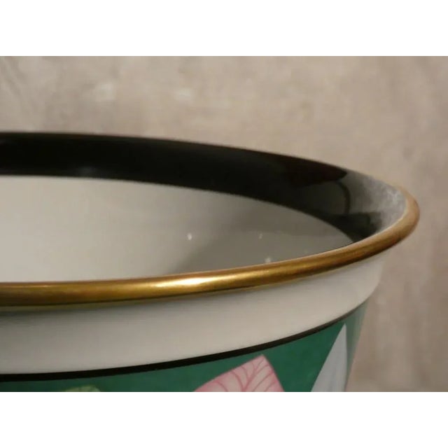 Centerpiece Vase by Manifattura Artistica Le Porcellane, Florence, Italy, 1970s For Sale - Image 4 of 10