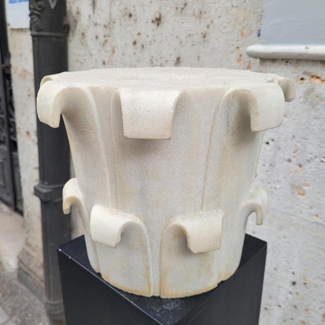 Cream Spanish Artist, Granite Capital, 1920s, Granite For Sale - Image 8 of 18