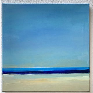 Gyunay Aliev, Blue Sea, Acrylic on Canvas For Sale